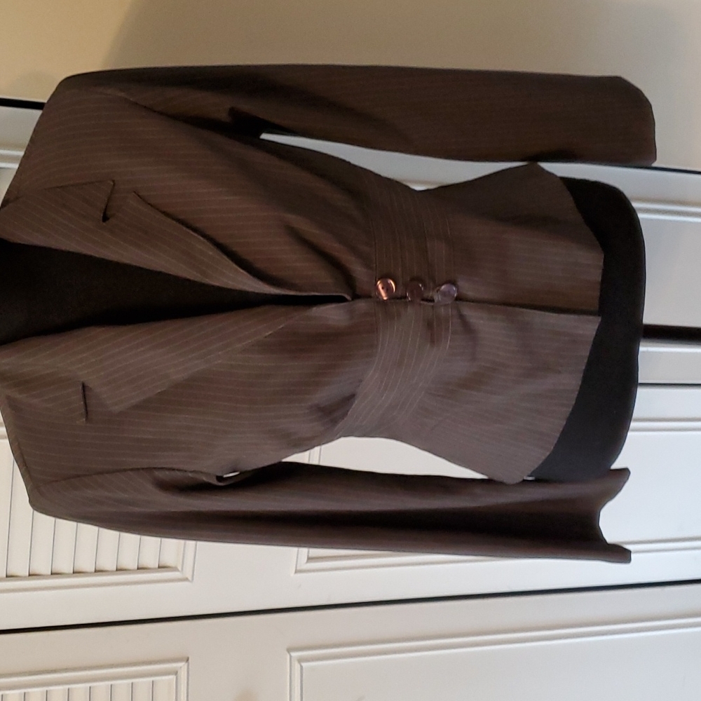 Wrapper fitted suit jacket
